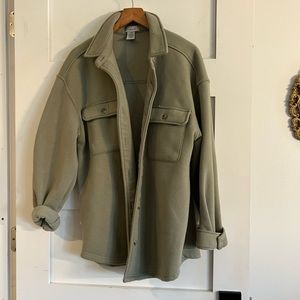 Green Button Up Jacket